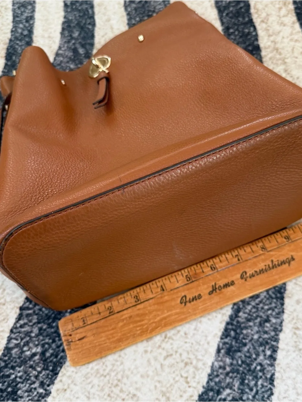 Kate Spade Marti Small Bucket Bag Camel EUC
